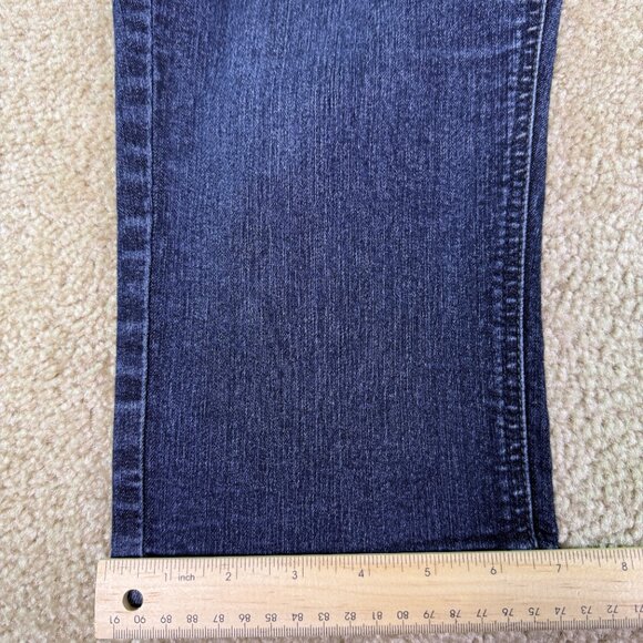 D Jeans Womens Size 12 Blue Denim Stretch Capri Mid Rise 34x19 E728 - Picture 10 of 11